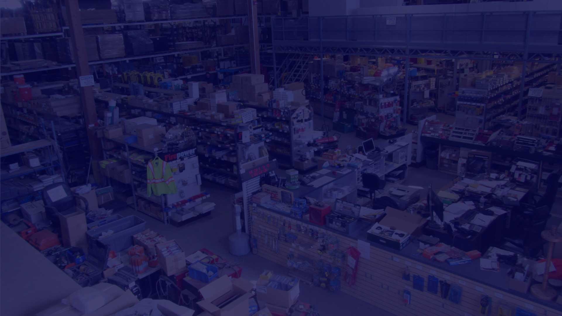 Office Furniture Stored in Warehouse