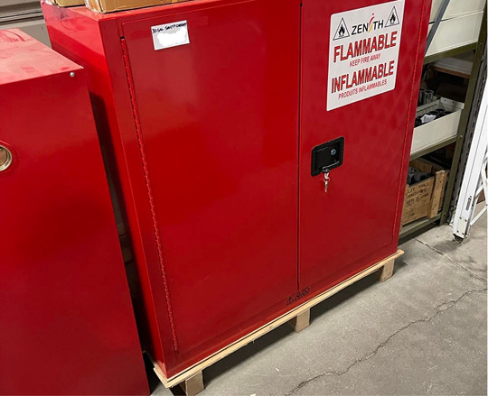 New 30gal flammable cabinet li 1