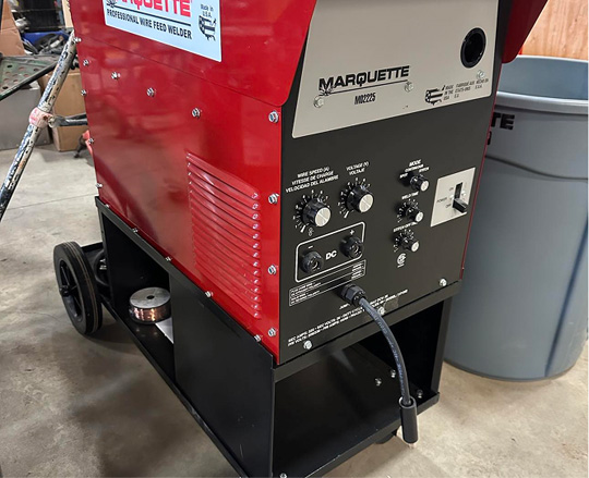 New marquette welder 1