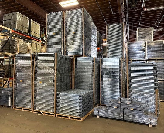 New pallet racking mesh decking 1