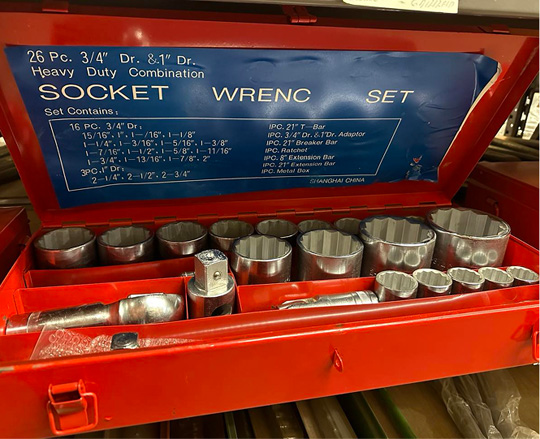 New socket set 1