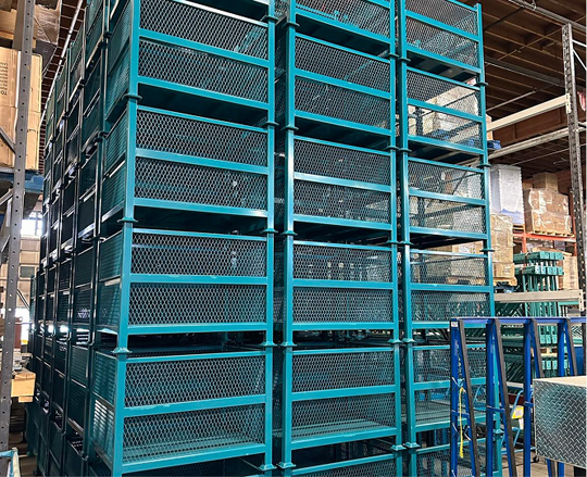 New steel stacking baskets 1