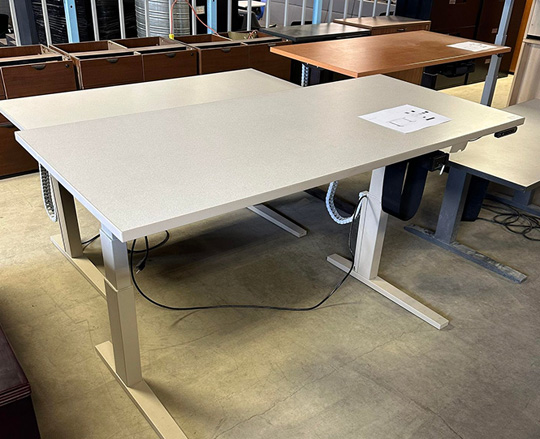 Teknion electric sit stand lift table 2 1