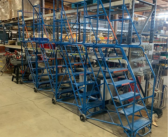 Used rolling ladders 1